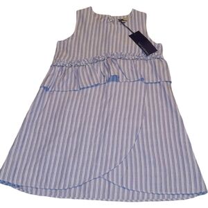 NWT Habitual nautical sundress blue & white stripe size 6x
